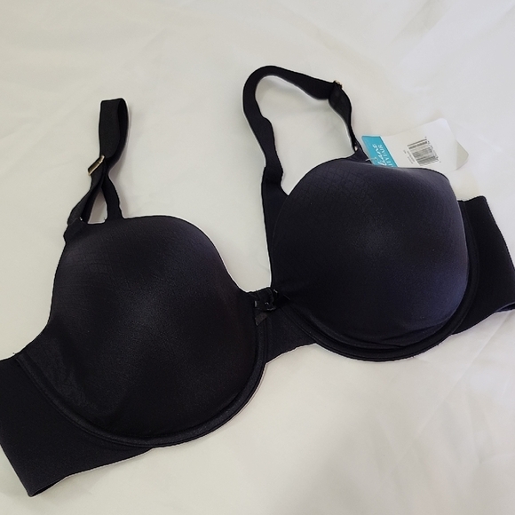 VANITY FAIR Radiant Women's Black Smoothing Underwire Molded Cup Bra 42C - Picture 1 of 5